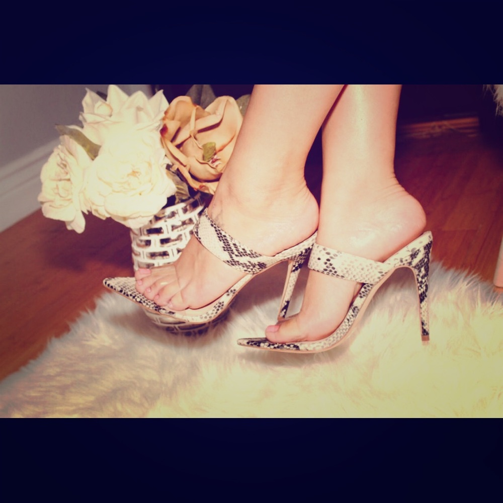 Brand New Snakeskin Heels